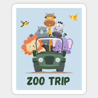 Zoo Trip Sticker